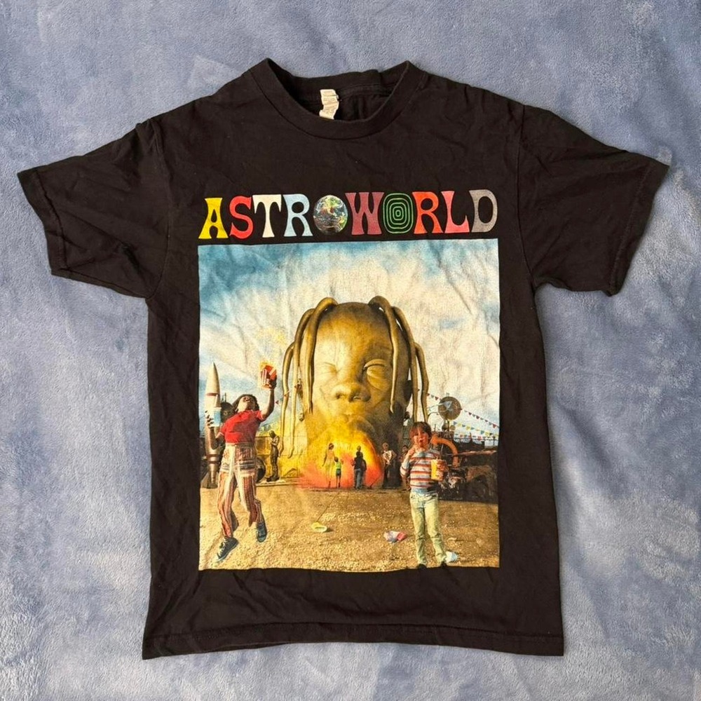 Astroworld black cotton t-shirt men‎ size s